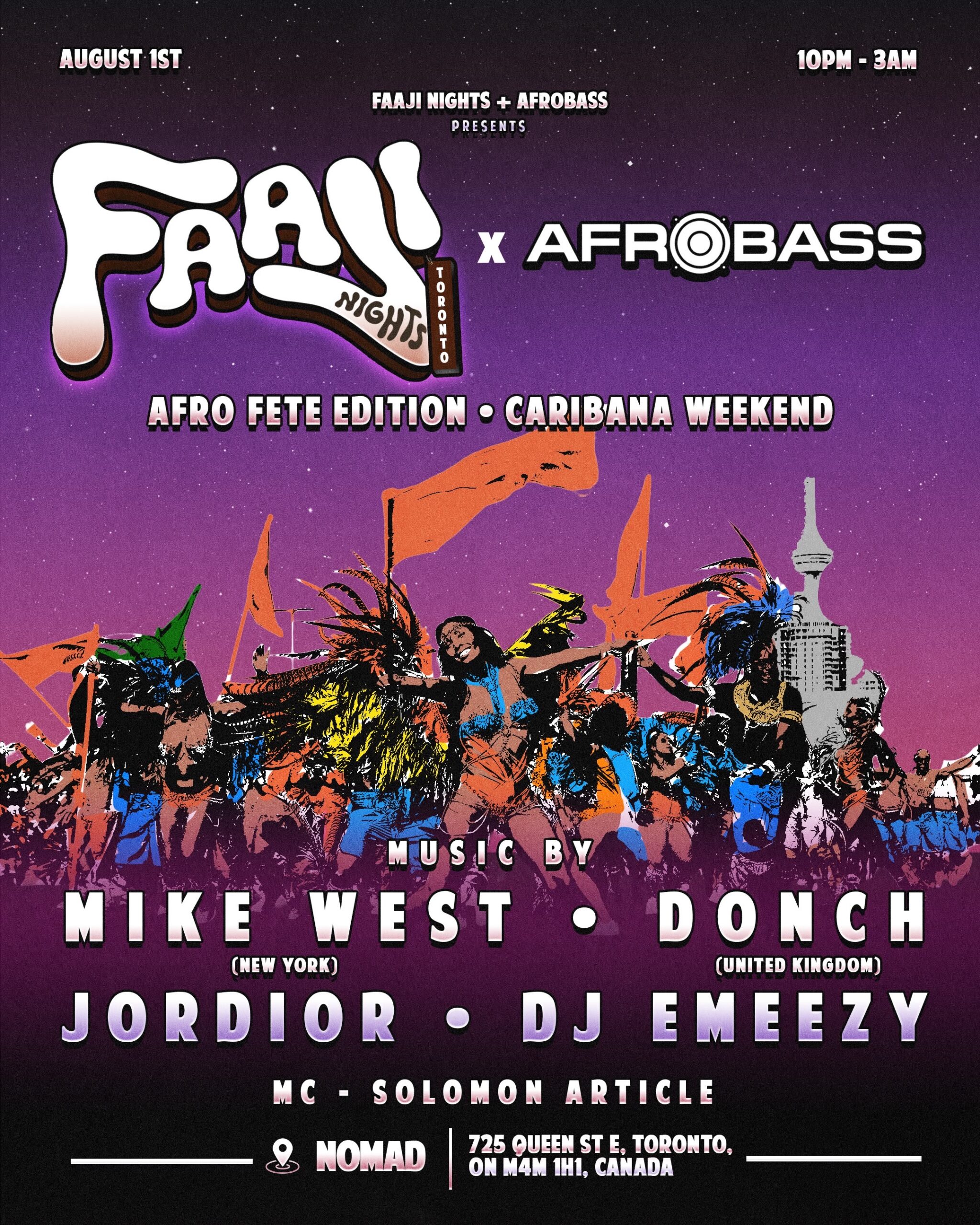 AFRO FETE – CARIBANA SATURDAY 2026